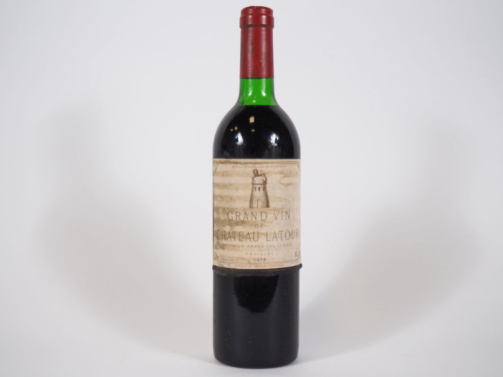1 BOUTEILLE CHÂTEAU LATOUR 1er GCC PAUILLAC - 1976 - LB/ELA