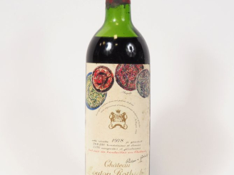 Vente aux enchères 1 BOUTEILLE MOUTON ROTHSCHILD 1er GCC PAUILLAC - 1978 - MEP-BEP