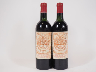 Vente aux enchères 2 BOUTEILLES CHÂTEAU BARON PICHON DE LONGUEVILLE GCC PAUILLAC - 1978 :