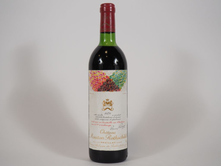 1 BOUTEILLE CHÂTEAU MOUTON ROTHSCHILD 1er GCC PAUILLAC - 1979 - LB/EA