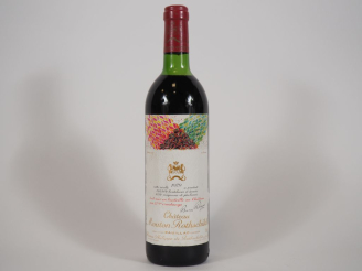Vente aux enchères 1 BOUTEILLE CHÂTEAU MOUTON ROTHSCHILD 1er GCC PAUILLAC - 1979 - LB/EA