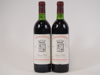 Vente aux enchères 2 BOUTEILLES CHÂTEAU DE FERRAND GC ST EMILION - 1979 - LB