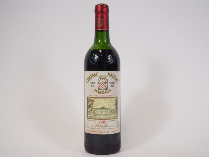 1 BOUTEILLE CHÂTEAU DAUZAC GCC MARGAUX - 1986 - MEP-HEP