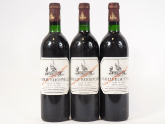 Vente aux enchères 3 BOUTEILLES CHÂTEAU BEYCHEVELLE GCC ST JULIEN - 1986