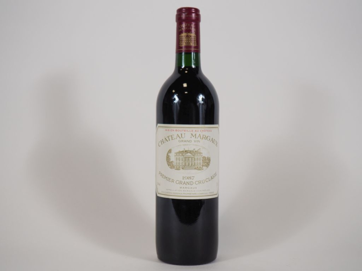 1 BOUTEILLE CHÂTEAU MARGAUX 1er GCC MARGAUX - 1987