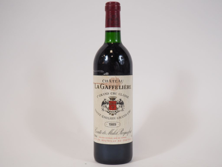 1 BOUTEILLE CHÂTEAU LA GAFFELIÈRE 1er GCC ST EMILION - 1989 - BG