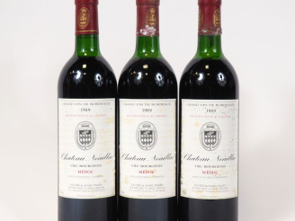 Vente aux enchères 3 BOUTEILLES CHÂTEAU NOAILLAC CB MÉDOC - 1989 - 3 LB