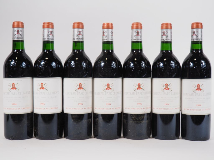 7 BOUTEILLES CHÂTEAU PAPE CLÉMENT GCC GRAVES - 1994
