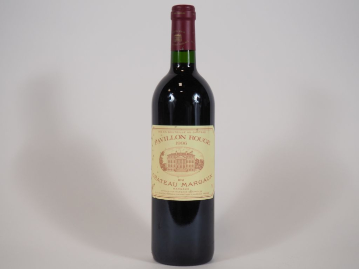 1 BOUTEILLE PAVILLON ROUGE DU CHÂTEAU MARGAUX  - 1996