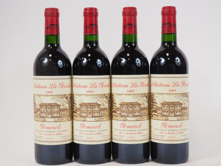4 BOUTEILLES CHÂTEAU LA POINTE POMEROL - 1997