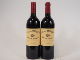 Vente aux enchères 2 BOUTEILLES CLOS DU MARQUIS ST JULIEN - 1999