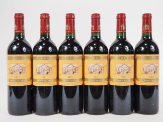 Vente aux enchères 6 BOUTEILLES LA CROIX DE BEAUCAILLOU ST JULIEN - 2001