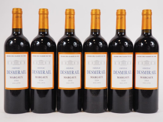Vente aux enchères 6 BOUTEILLES CHÂTEAU DESMIRAIL GCC MARGAUX - 2004 - CBO