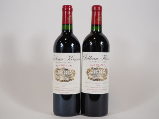Vente aux enchères 2 BOUTEILLES CHÂTEAU KIRWAN GCC MARGAUX : 1 de 1997 - 1 de 2000