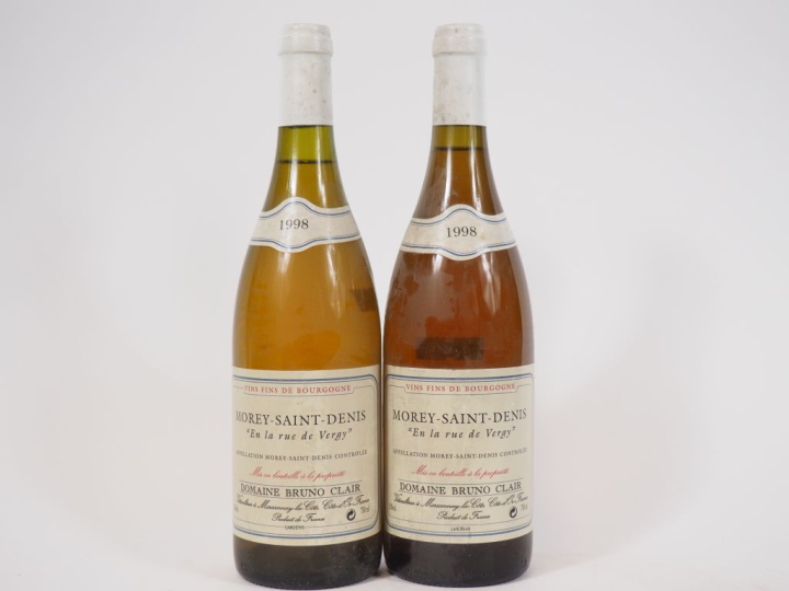 2 BOUTEILLES MOREY SAINT DENIS 'EN LA RUE DE VERGY' DOMAINE BRUNO CLAI