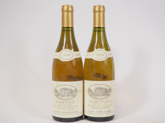 Vente aux enchères 2 BOUTEILLES CORTON GC 'LE CHARLEMAGNE' FONTAINE CHANDON DE BRIAILLES 