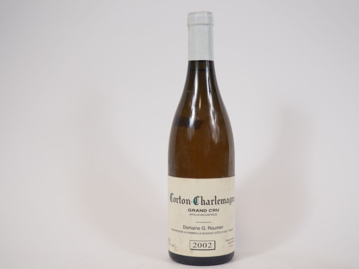 1 BOUTEILLE CORTON CHARLEMAGNE GC DOMAINE G. ROUMIER - 2002 - ETLS