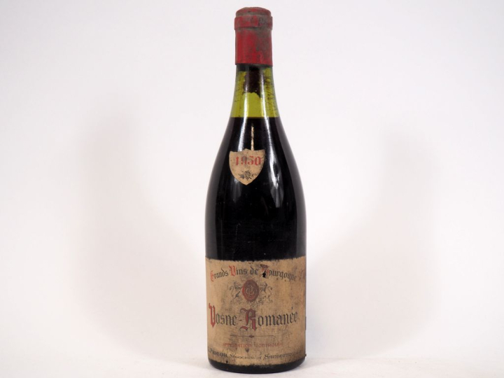 1 BOUTEILLE VOSNE ROMANÉE G. PRIEUR - 1950 - 4 CM/ETS/BS