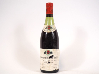 Vente aux enchères 1 BOUTEILLE CHAMBERTIN CLOS DE BÈZE BOUCHARD PÈRE ET FILS - 1969 - 4 C
