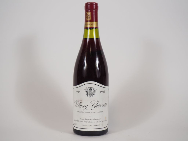 1 BOUTEILLE VOLNAY CHEVRETS 1er CRU JEAN BOILLOT - 1985 - 2,2 CM