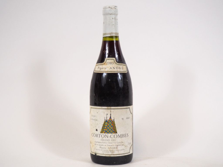 1 BOUTEILLE CORTON COMBES GC PIERRE ANDRÉ - 1989 - BLS