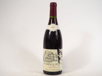 Vente aux enchères 1 BOUTEILLES CHAMBOLLE MUSIGNY 1er CRU G. ROBLOT MARCHAND - 1990 - ETA