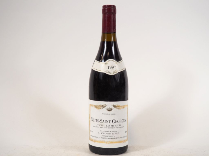 1 BOUTEILLE NUITS SAINT GEORGES 1er CRU 'LES MURGERS' A. CHOPIN ET FIL