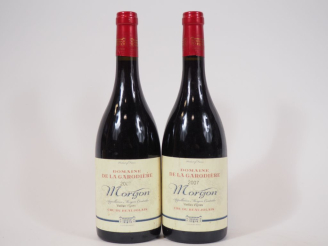 Vente aux enchères 2 BOUTEILLES MORGON DOMAINE DE LA GARODIÈRE  - 2007