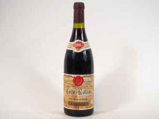 Vente aux enchères 1 BOUTEILLE COTE ROTIE 'BRUNE ET BLONDE' GUIGAL - 1986 - ELF