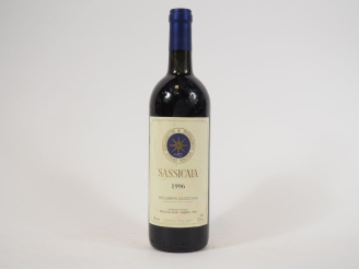 Vente aux enchères 1 BOUTEILLE BOLGHERI SASSICAIA TENUTA SAN GUIDO - 1996 - BG/BTLS