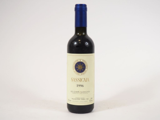 Vente aux enchères 1 BOUTEILLE (37,5 CL) BOLGHERI SASSICAIA TENUTA SAN GUIDO - 1996 - PAP