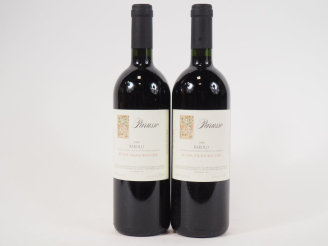 Vente aux enchères 2 BOUTEILLES BAROLO BUSSA VIGNA ROCCHE PARUSSO - 1999