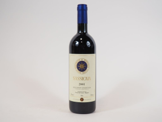 Vente aux enchères 1 BOUTEILLE BOLGHERI SASSICAIA TENUTA SAN GUIDO - 2001