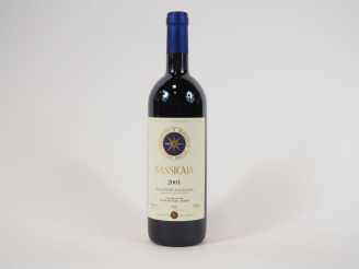 Vente aux enchères 1 BOUTEILLE BOLGHERI SASSICAIA TENUTA SAN GUIDO - 2001