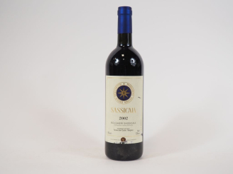 Vente aux enchères 1 BOUTEILLE BOLGHERI SASSICAIA TENUTA SAN GUIDO - 2002 - ETLA  - PAPIE