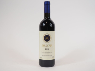 Vente aux enchères 1 BOUTEILLE BOLGHERI SASSICAIA TENUTA SAN GUIDO - 2004  - PAPIER DE SO