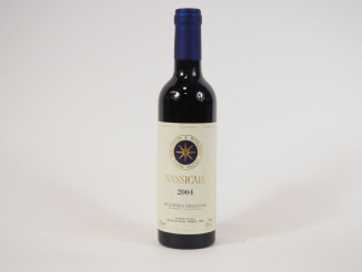 Vente aux enchères 1 BOUTEILLE (37,5 CL) BOLGHERI SASSICAIA TENUTA SAN GUIDO - 2004 - PAP