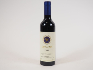 Vente aux enchères 1 BOUTEILLE (37,5 CL) BOLGHERI SASSICAIA TENUTA SAN GUIDO - 2006 - PAP