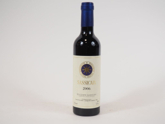 Vente aux enchères 1 BOUTEILLE (37,5 CL) BOLGHERI SASSICAIA TENUTA SAN GUIDO - 2006 - PAP