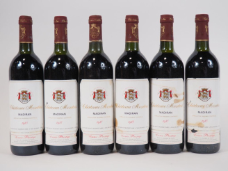 Vente aux enchères 6 BOUTEILLES CHÂTEAU MONTUS 'CUVÉE PRESTIGE' MADIRAN - 1985 - 1 BG/4 L