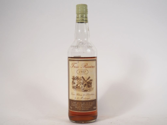Vente aux enchères 1 BOUTEILLE RHUM TROIS RIVIÈRE - 1982 - NIVEAU BAS