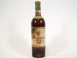 Vente aux enchères 1 VIEILLE BOUTEILLE MUSCAT DOMAINE DE LA TRAPPE HENRI BORGEAUD - BS/ET