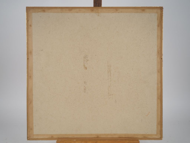 Etienne BOUCHAUD. "Les deux garçons d'Afrique du Nord". Dessin au cray