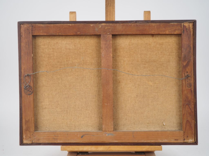 Henri CAILLET.  "paysage d'Afrique du Nord' Huile sur toile, signée en