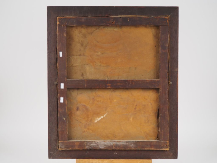 René CHAMBON.  "nature morte" Huile sur toile, signée en bas à droite 