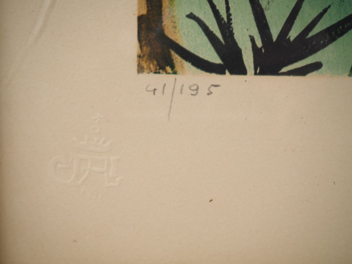 DALI.  Lithographie numérotée 41/195