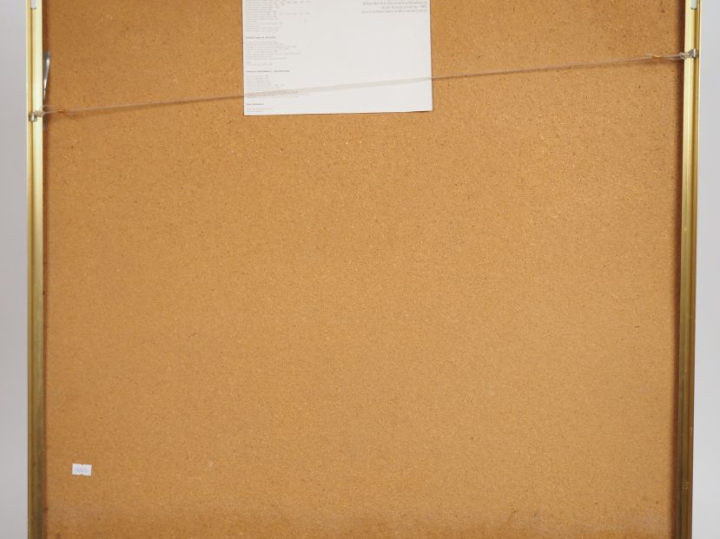 Roger MÜL. "Paysage". Lithographie signée. Dim. (à vue) : 69 x 72 cm