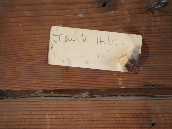 Ernest ROUART.  "Portrait de la tante Hélène" Huile sur toile. Dim. 46