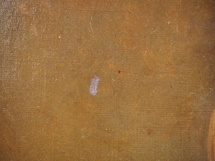 SAINT BLANCARD. "Modèle nue" Huile sur toile, signée en haut à droite.