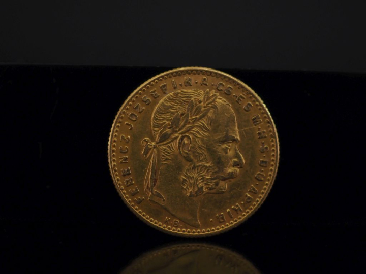 Pièce de 20 Francs or 8 Florins, 1891. FRAIS ACHETEURS 10% HT.   